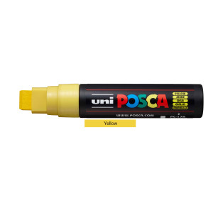 Posca 15mm Chisel Straight - Yellow 2