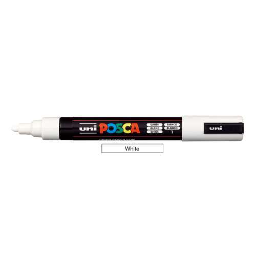 Posca 1.8-2.5mm Bullet - White 1