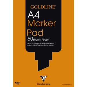 Μπλοκ Marker Goldline A4 21x29,7cm 70g 50φ. Clairefontaine