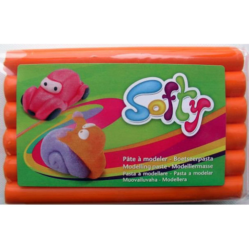 Πλαστελίνη Softy 500gr Πορτοκαλί 752