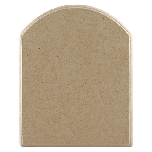 Ξυλόγλυπτο MDF 9mm Ημιστρόγγυλο με Πατούρα 15x11cm