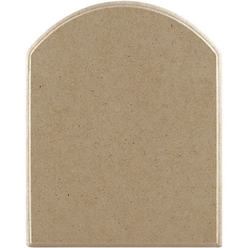 Ξυλόγλυπτο MDF 9mm Ημιστρόγγυλο με Πατούρα 25x19cm