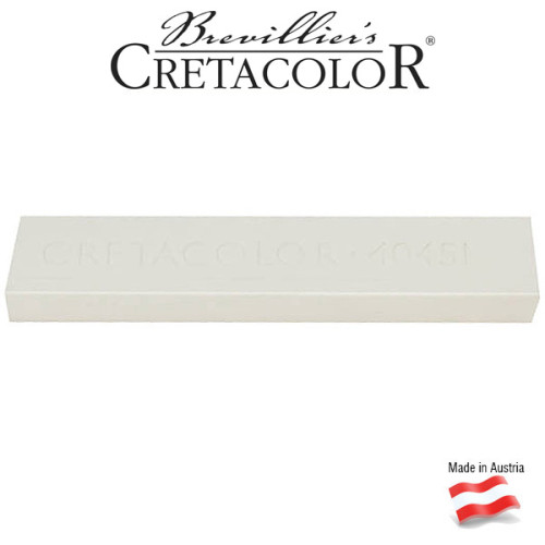 Art Stick White Pastel 7x14mm Cretacolor