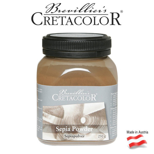 Σκόνη Sepia 230g Cretacolor