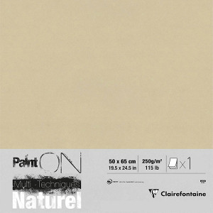 Χαρτί Mixed Media Paint`ON Natur 50x65cm 250g Clairefontaine