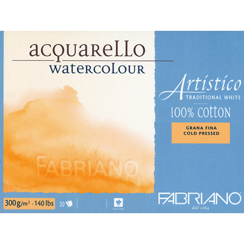 Μπλοκ Artistico TW 23x30,5cm 300gr CP-GF 20φυλλο Fabriano