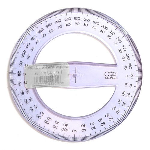 Μοιρογνωμόνιο 360° 12cm Pratel