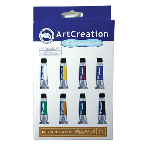 Σετ Λάδιου Art Creation 8 Τεμ. 12ml Talens