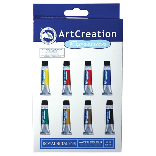 Σετ Ακουαρέλας Art Creation Σε Σωληνάριο 8τεμ 12ml Talens