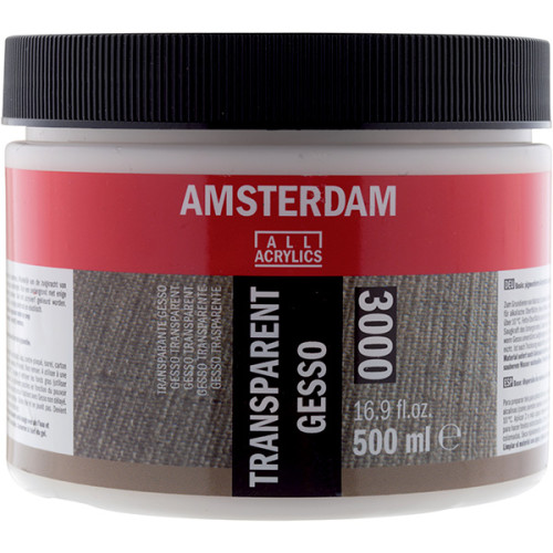 Transparent Gesso 500ml Talens