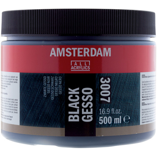 Black Gesso 500ml Talens