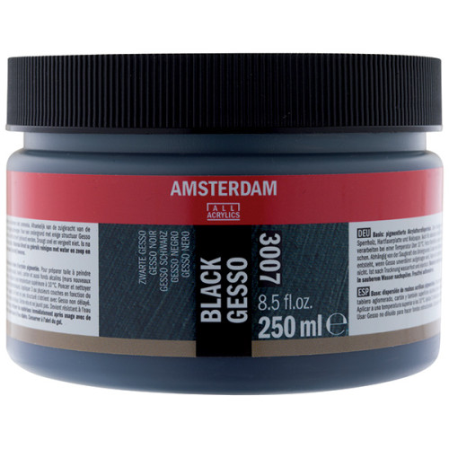 Black Gesso 250ml Talens