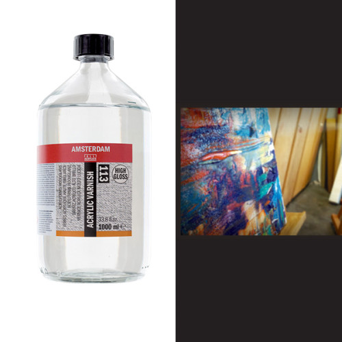 Βερνίκι High Gloss Acryl Varnish Amsterdam 113 1Ltr Talens