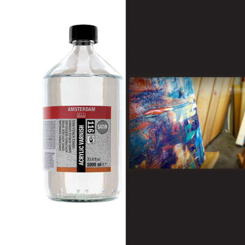 Βερνίκι Satin Acryl Varnish Amsterdam 116 1Ltr Talens