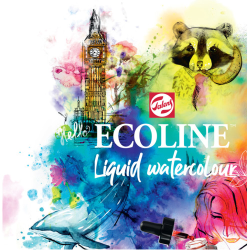 Μελάνια Σετ Ecoline 5x30ml Talens