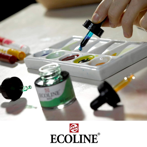 Μελάνια Σετ Ecoline 5x30ml Talens