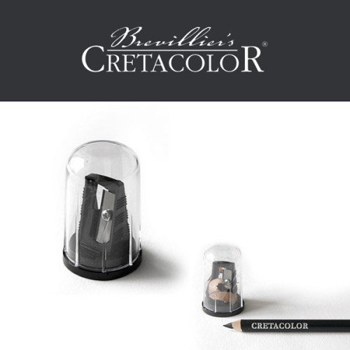 Ξύστρα Μόνη Σε Πλαστική Θήκη Cretacolor