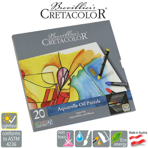 Παστέλ Νερού Σετ Aqua Stick 20τεμ Cretacolor