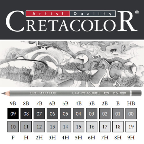 Μολύβι Σχεδίου 4B Graphite Aquarell Cretacolor