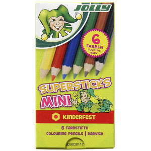 Σετ Μολύβια Supersticks Mini 6τεμ Jolly