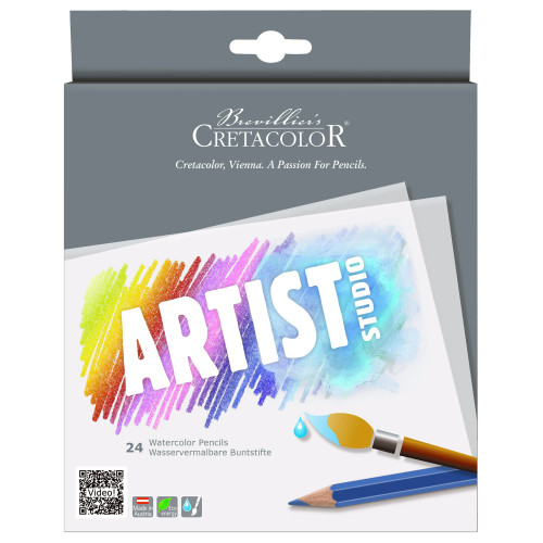 Σετ Μολύβια Ακουαρέλας Artist Studio 24τεμ Cretacolor