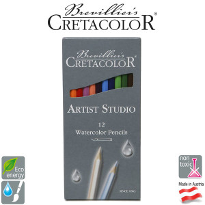 Σετ Μολύβια Ακουαρέλας Artist Studio 12τεμ Cretacolor