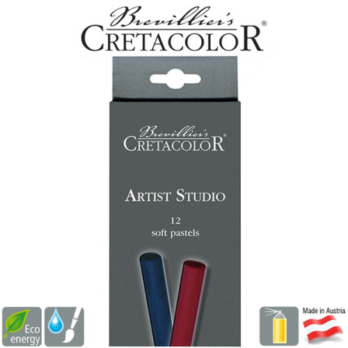 Σετ Παστέλ Studio Soft 12τεμ Cretacolor