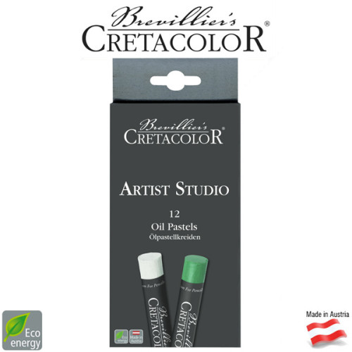 Σετ Παστέλ Λαδιού Studio 12τεμ Cretacolor