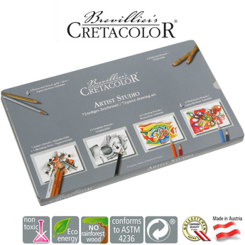 Σετ Μολύβια Artist Studio 72τεμ Cretacolor