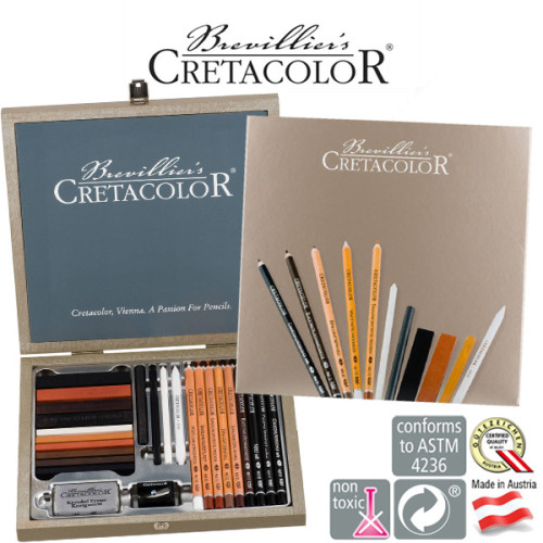 Σετ Passion Box Sketching & Drawing 25τεμ Cretacolor