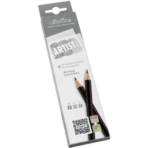 Μολύβια Σχεδίου Σετ 6τεμ Artist Studio Graphite Cretacolor