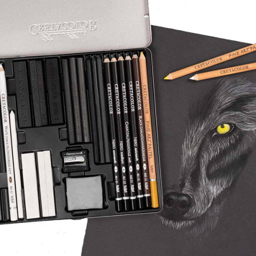 Μολύβια Σετ Wolf Box 25τεμ Cretacolor