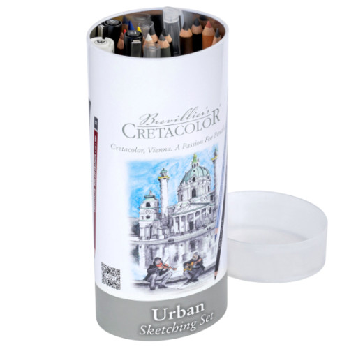 Σετ Μολύβια Urban Sketching Set 24τεμ Cretacolor