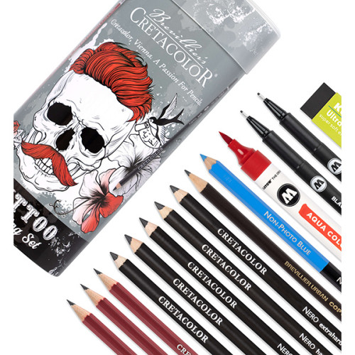 Σετ Μολύβια TATTOO Sketching Set 14τεμ Cretacolor