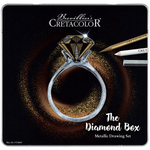 Σετ Σχεδίου Λουξ The Diamond Box 15τεμ Cretacolor